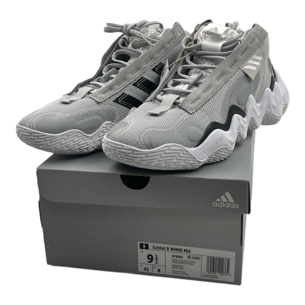 adidas Exhibit B Mid Basketball Shoes Women's Size 9.5 New In Box
